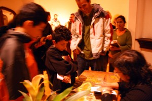 Sonia Nazario signs books for a moved crowd.
