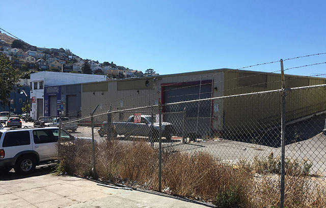 The site of the planned affordable senior housing at 1296 Shotwell Street. Photo by Sonner Kehrt