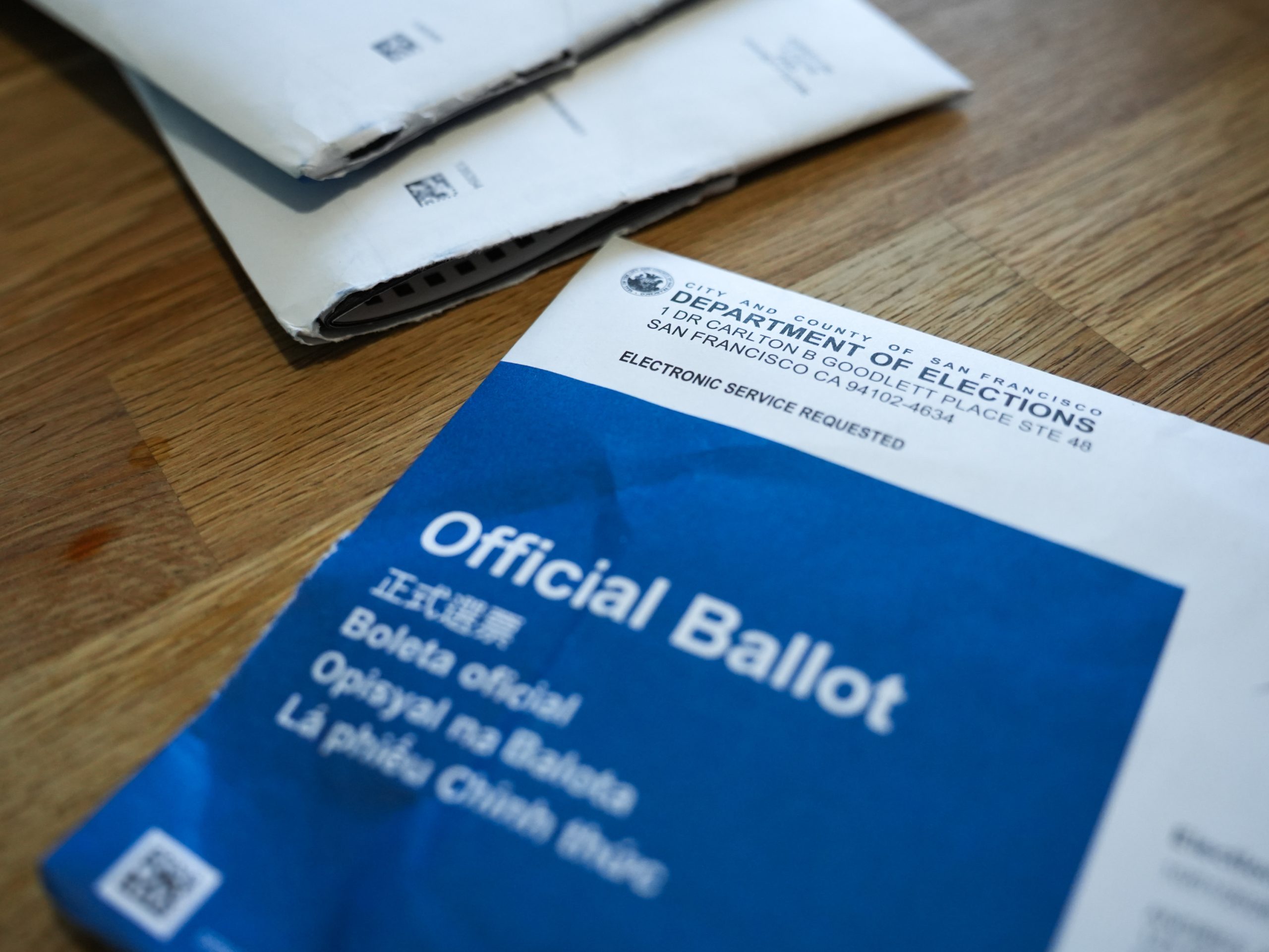 Why is your San Francisco ballot arriving in a ripped envelope?